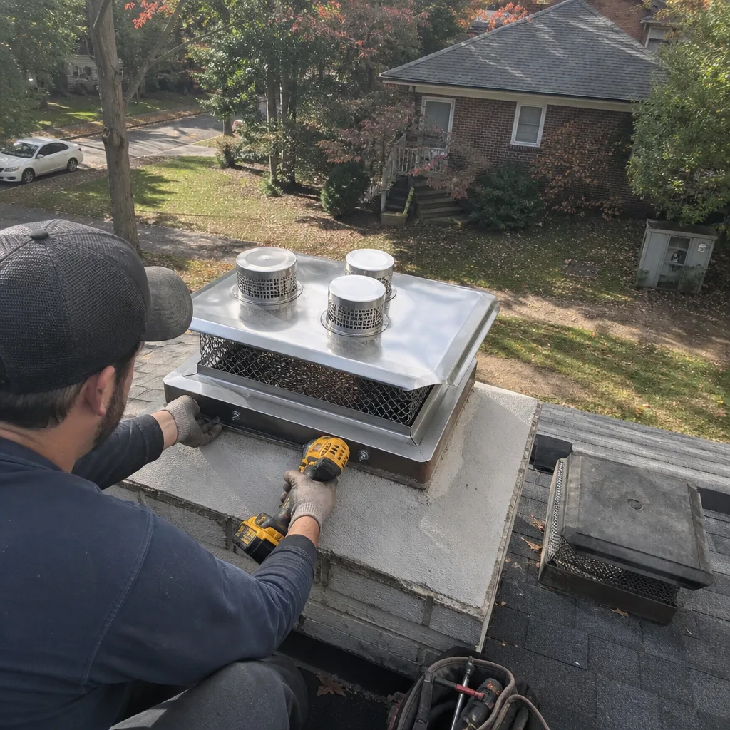 Chimney Cap & Crown in Alexandria, VA | Top Hat Chimney