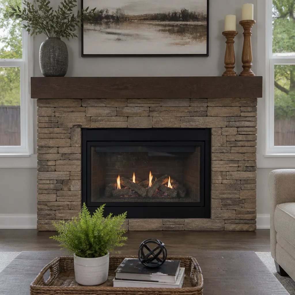 Gas fireplace service